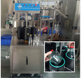 Auto Bottle Filling Line High Vacuum Liquid Filling And Capping Machine