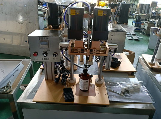 PLC Rotary Clip Type 80w Bottle Screw Capping Machine