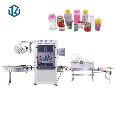 Automatic Heating Bottle Shrink Sleeve Labeling Machine With Steam Tunnel