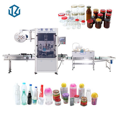 Automatic Heating Bottle Shrink Sleeve Labeling Machine With Steam Tunnel