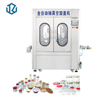 Glass Bottle Jar Vacuum Capping Machine For Food Sauce Jam