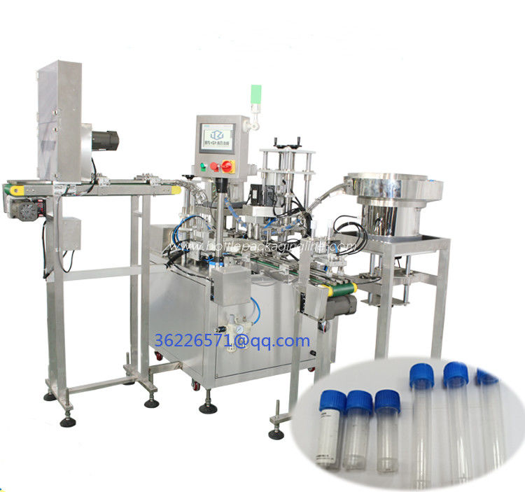 vaccine Cell sap Medical fluid lotion viscous liquid vial acid testing filling capping packaging production machine