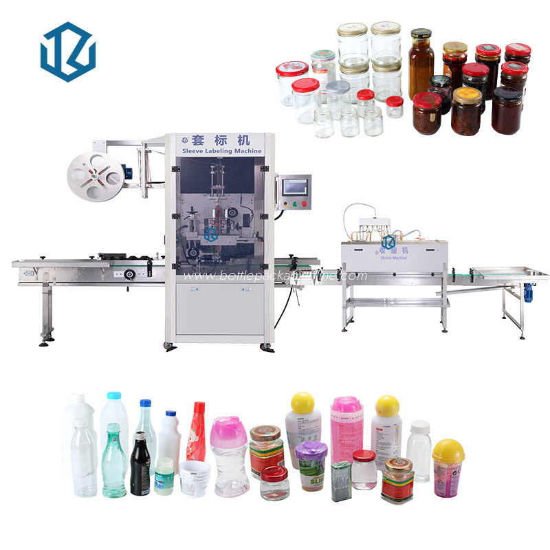 1kg/cm PVC Sleeve Labeling Machine For Shrinking Bottles